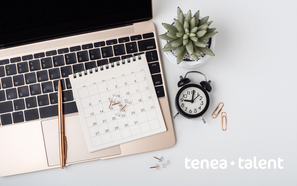 Calendario de turnos de trabajo con horarios